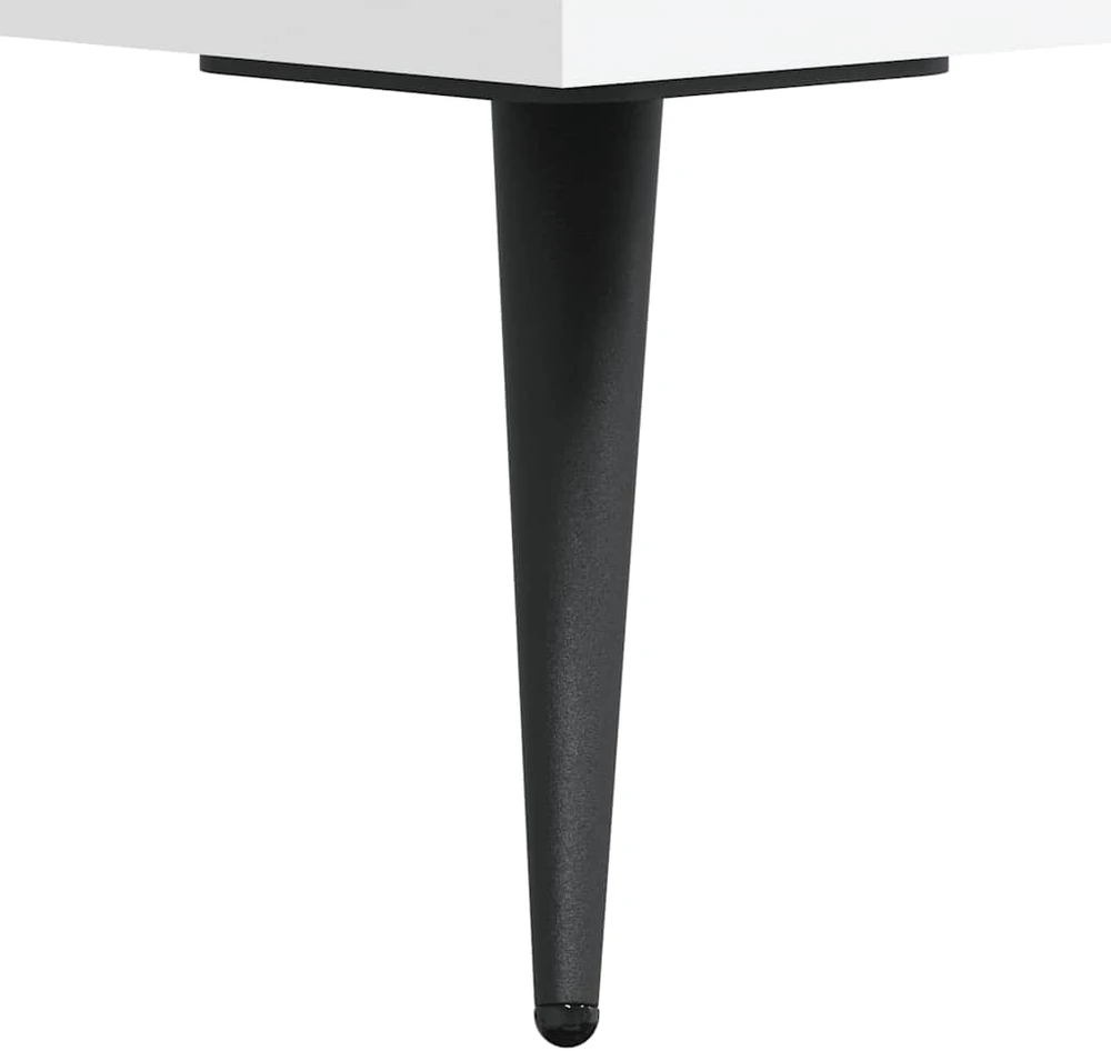 Komoda, baltos spalvos, 69,5x34x180cm, apdirbta mediena
