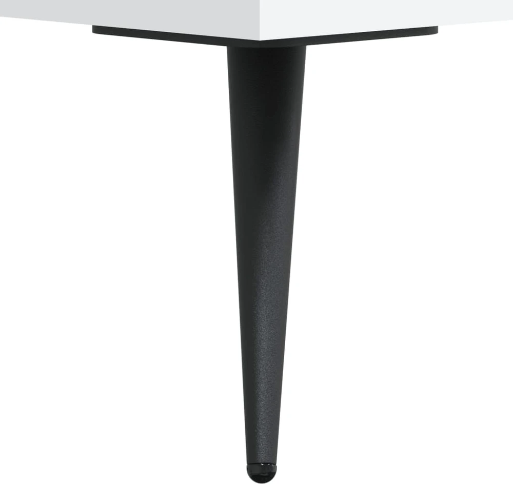 Komoda, baltos spalvos, 69,5x34x180cm, apdirbta mediena
