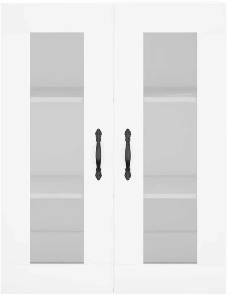 Komoda, baltos spalvos, 69,5x34x180cm, apdirbta mediena