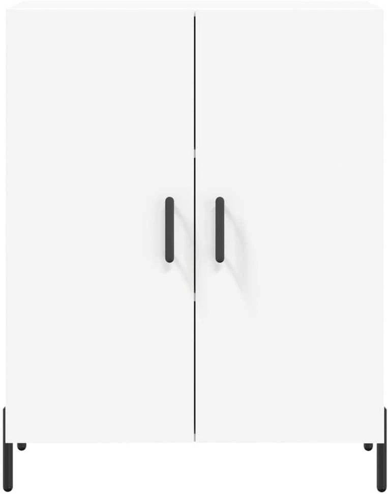Komoda, baltos spalvos, 69,5x34x180cm, apdirbta mediena