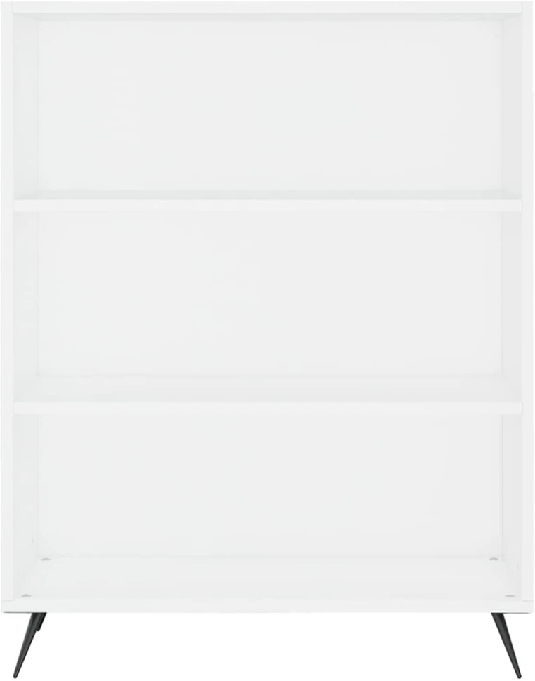 Komoda, baltos spalvos, 69,5x34x180cm, apdirbta mediena