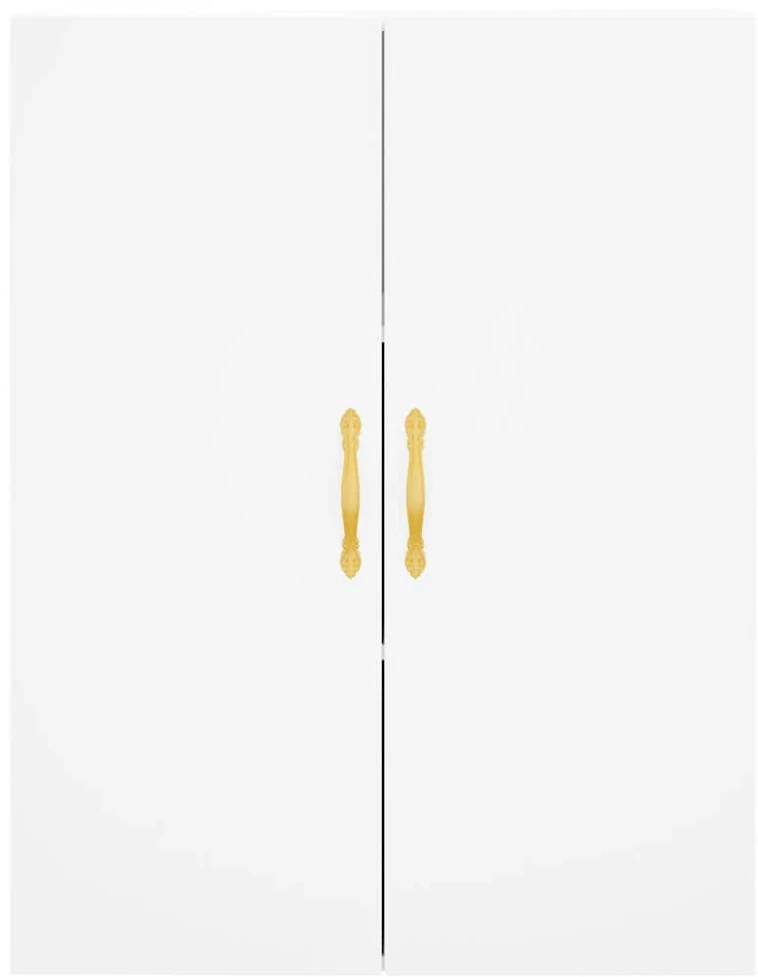 Komoda, baltos spalvos, 69,5x34x180cm, apdirbta mediena