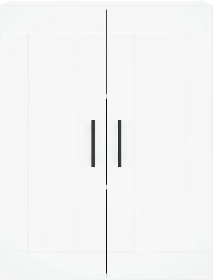 Komoda, baltos spalvos, 69,5x34x180cm, apdirbta mediena