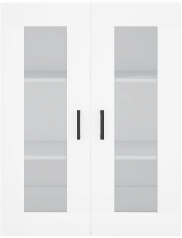 Komoda, baltos spalvos, 69,5x34x180cm, apdirbta mediena