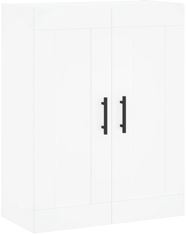 Komoda, baltos spalvos, 69,5x34x180cm, apdirbta mediena
