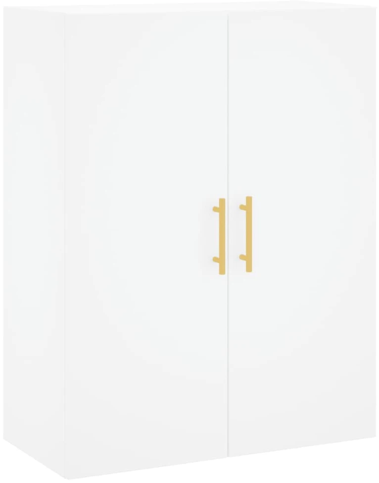 Komoda, baltos spalvos, 69,5x34x180cm, apdirbta mediena