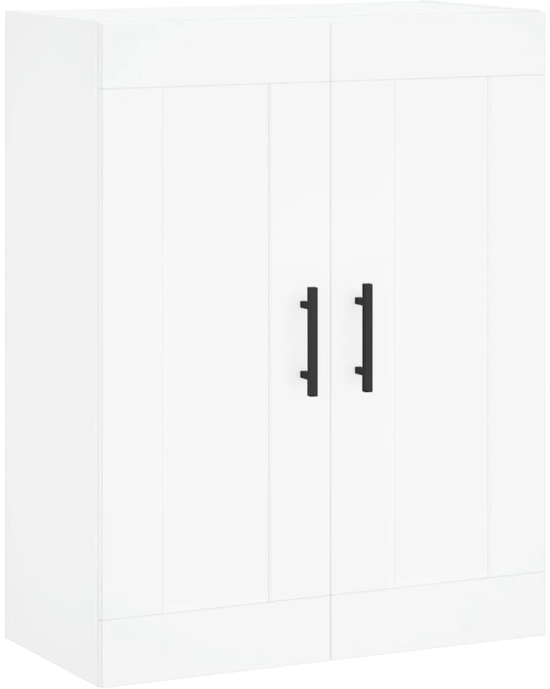 Komoda, baltos spalvos, 69,5x34x180cm, apdirbta mediena