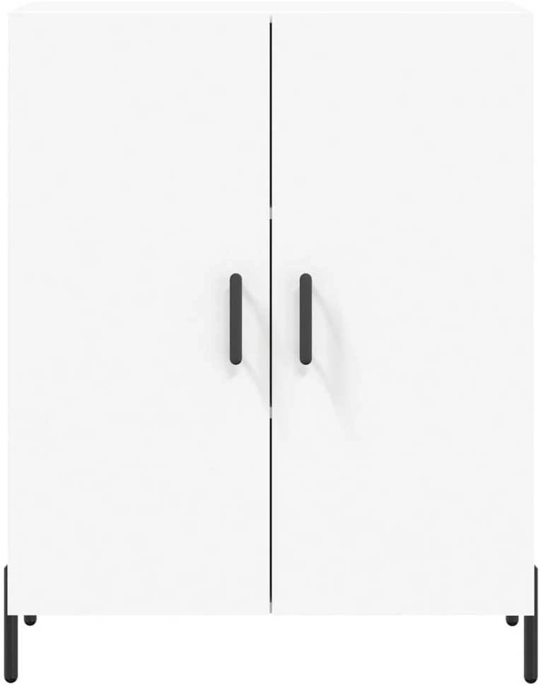 Komoda, baltos spalvos, 69,5x34x180cm, apdirbta mediena
