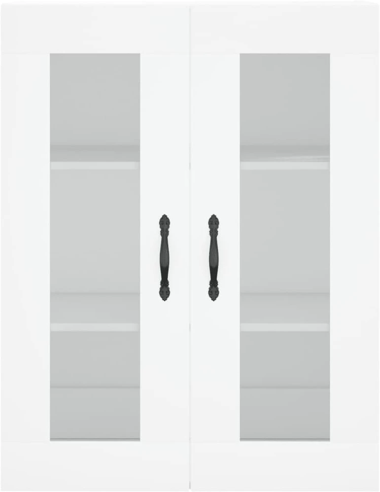 Komoda, baltos spalvos, 69,5x34x180cm, apdirbta mediena