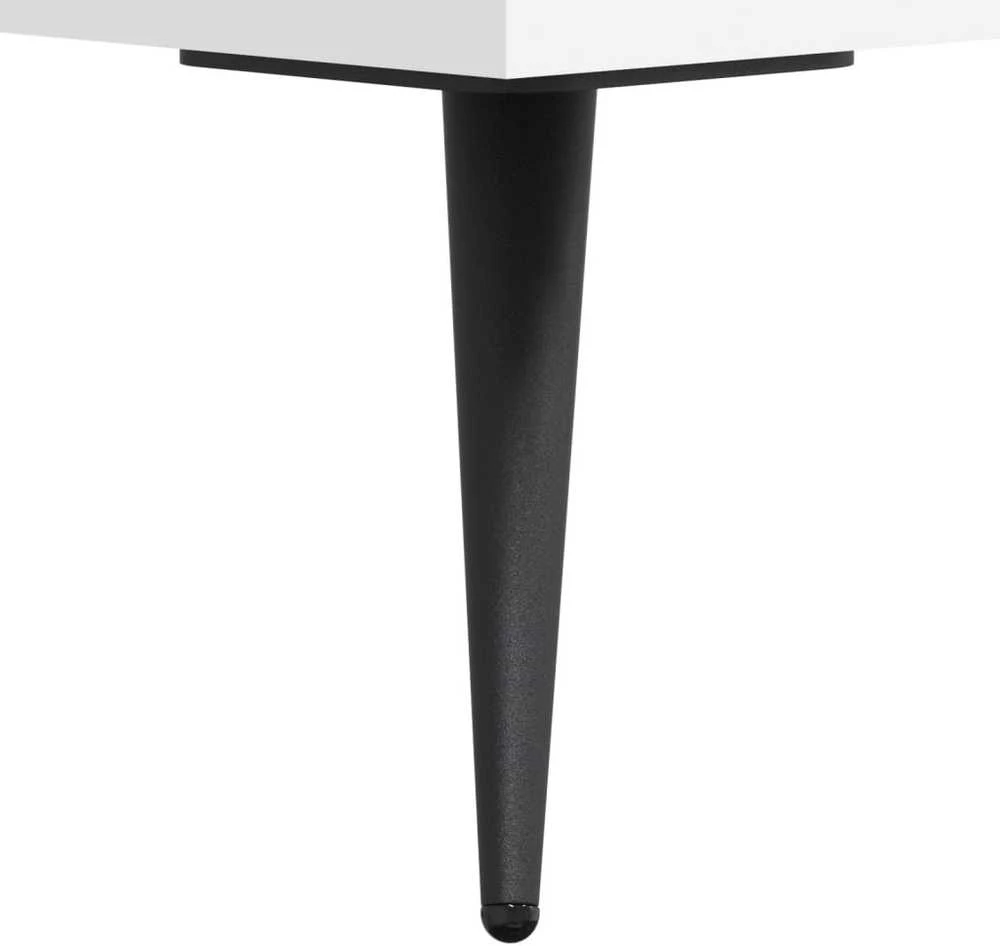 Komoda, baltos spalvos, 69,5x34x180cm, apdirbta mediena