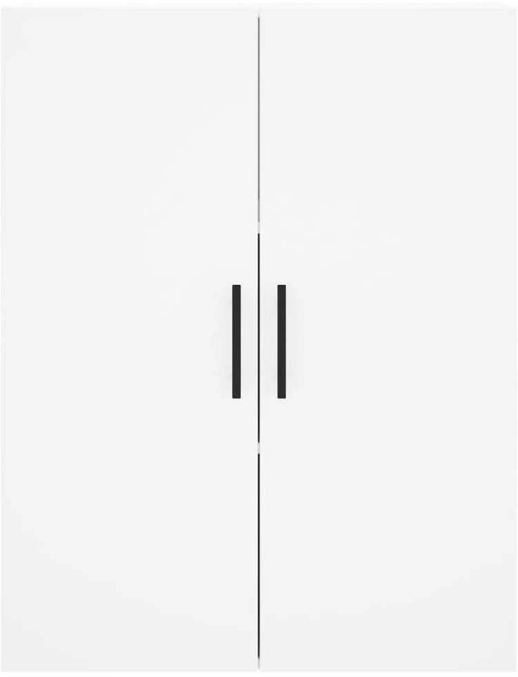 Komoda, baltos spalvos, 69,5x34x180cm, apdirbta mediena
