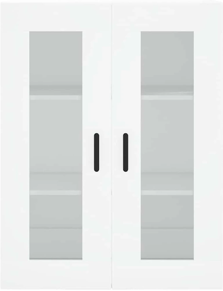 Komoda, baltos spalvos, 69,5x34x180cm, apdirbta mediena