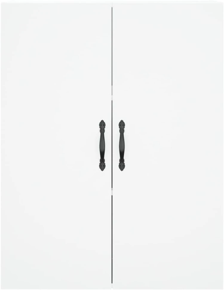 Komoda, baltos spalvos, 69,5x34x180cm, apdirbta mediena