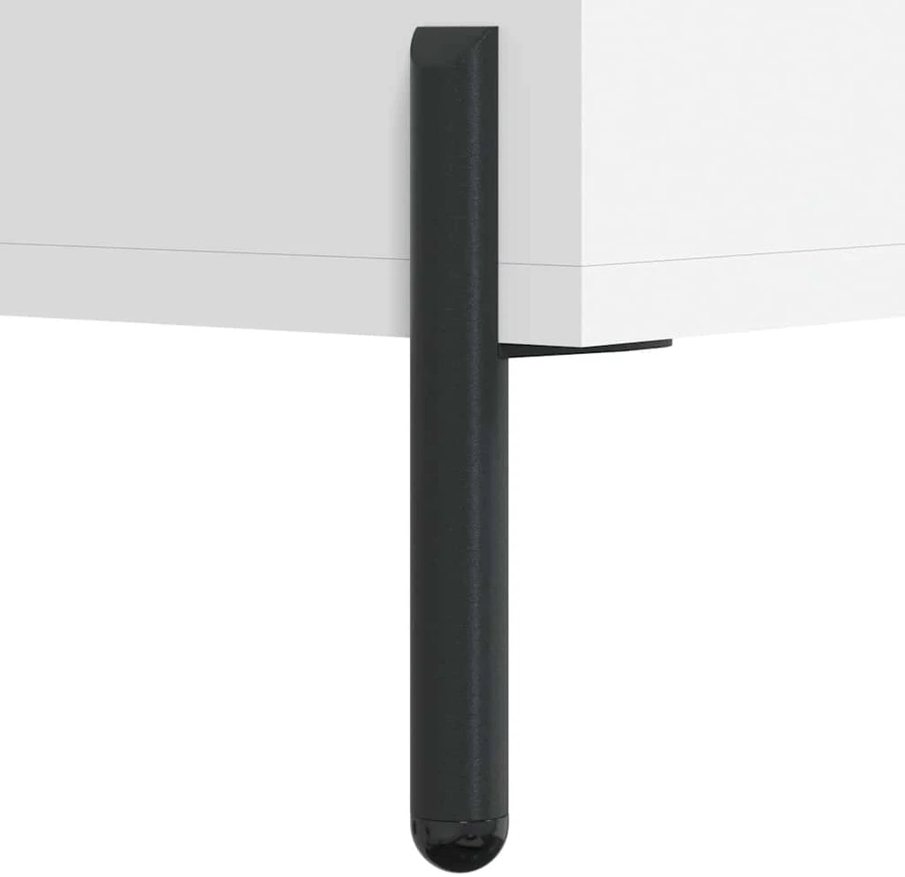 Komoda, baltos spalvos, 69,5x34x180cm, apdirbta mediena