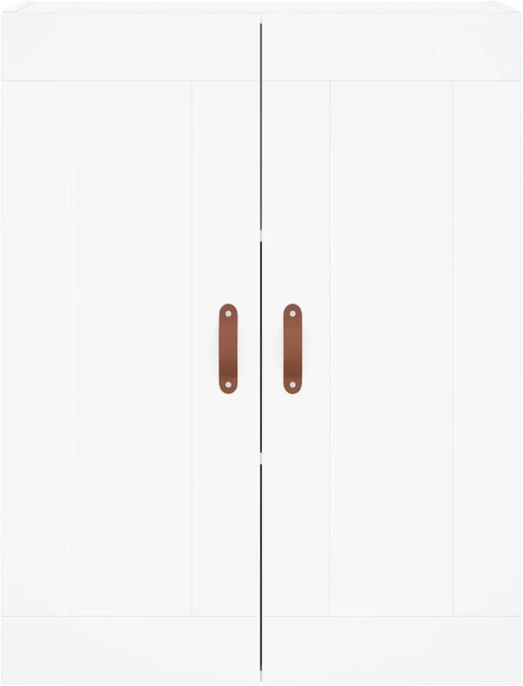 Komoda, baltos spalvos, 69,5x34x180cm, apdirbta mediena