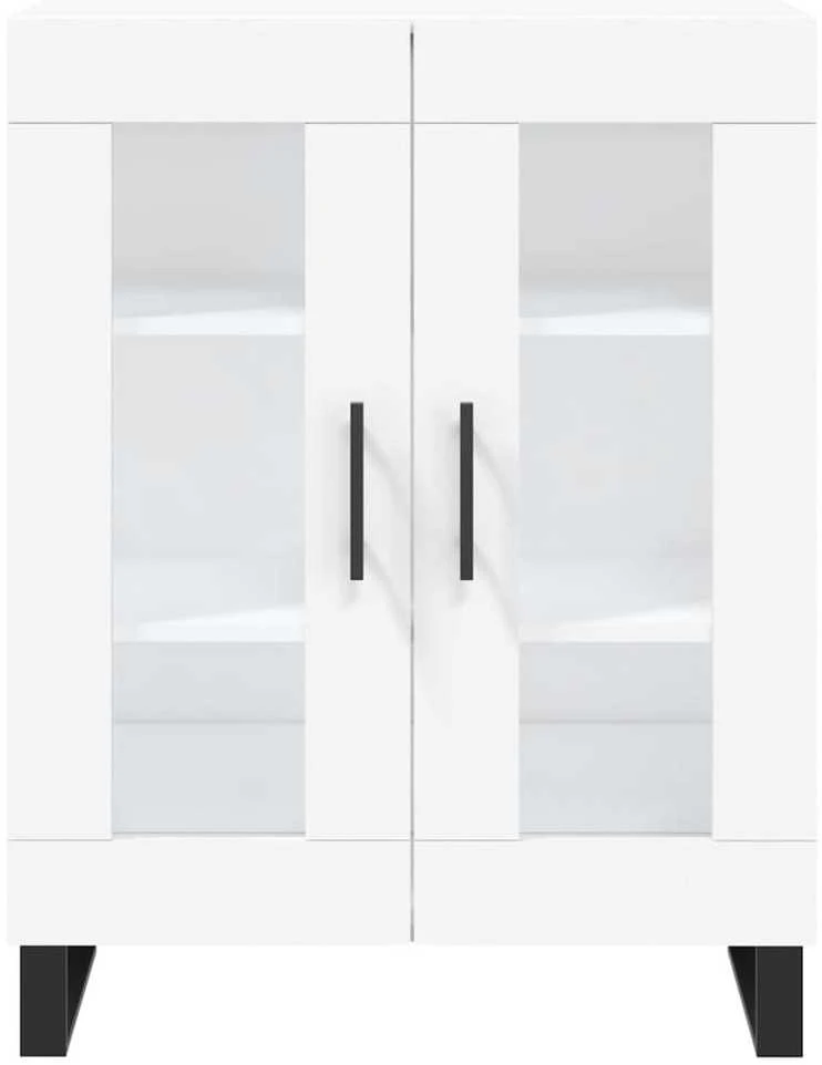 Komoda, baltos spalvos, 69,5x34x180cm, apdirbta mediena
