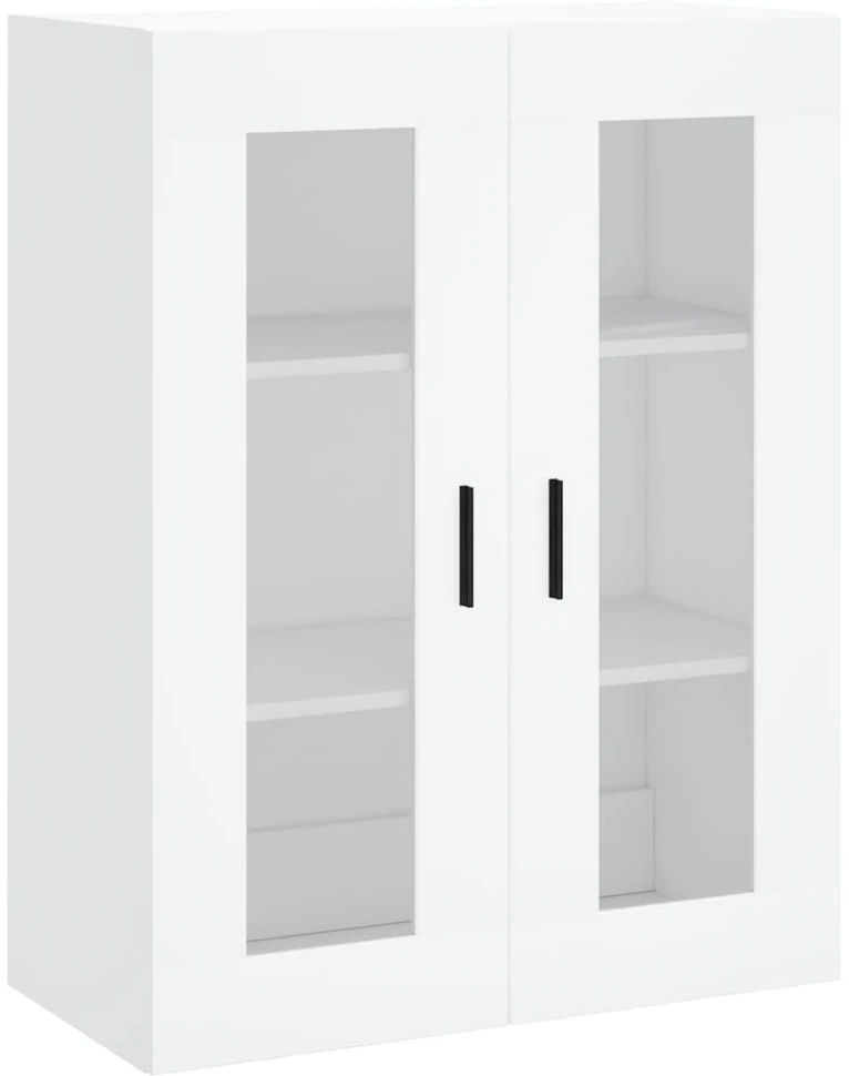 Komoda, baltos spalvos, 69,5x34x180cm, apdirbta mediena