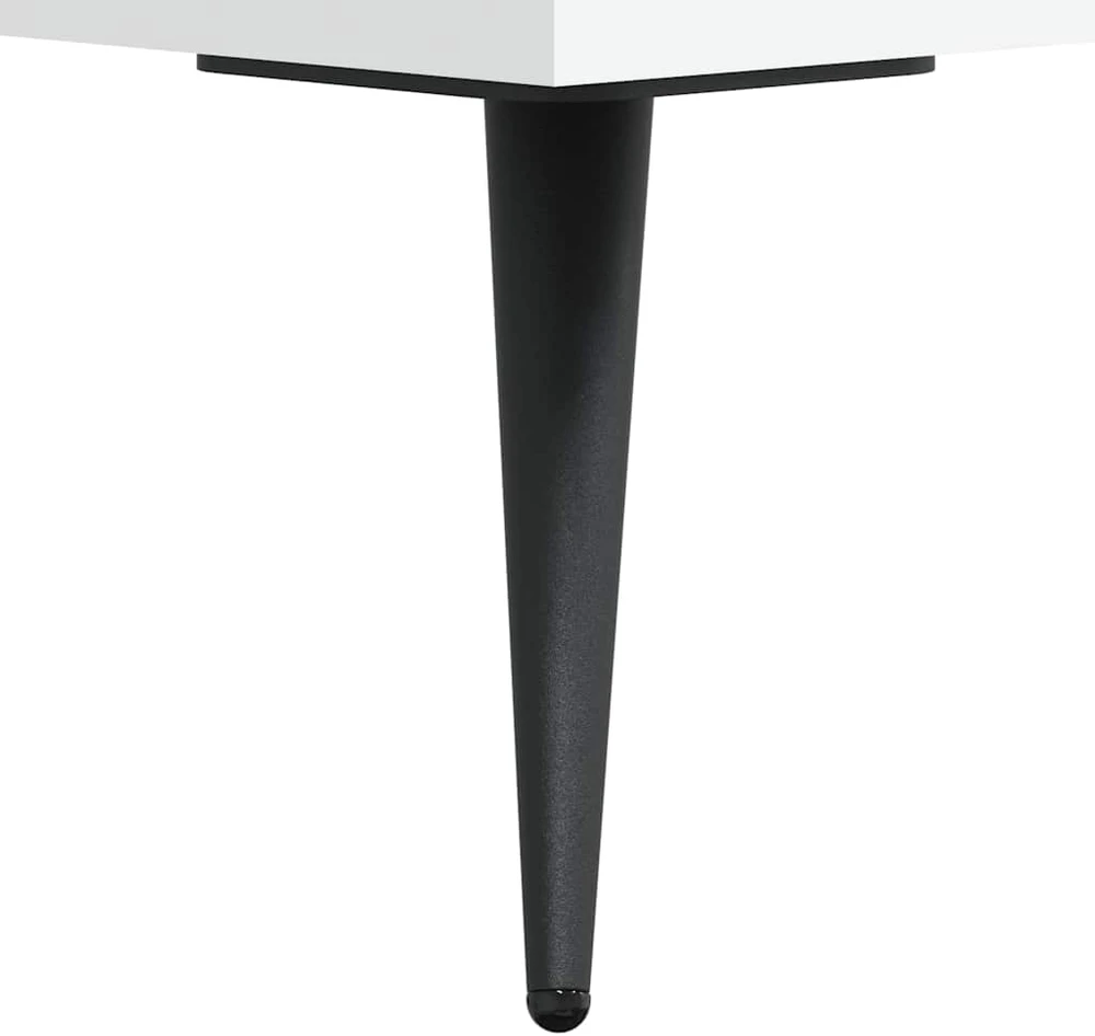 Komoda, baltos spalvos, 69,5x34x180cm, apdirbta mediena
