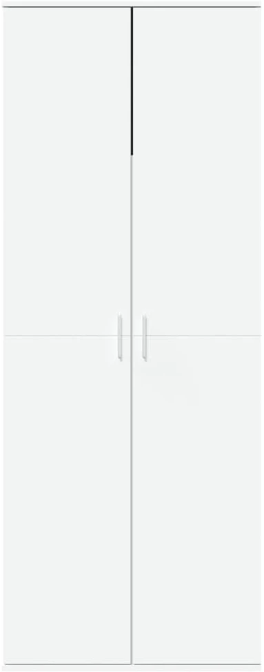 Komoda, baltos spalvos, 70x35x180cm, apdirbta mediena
