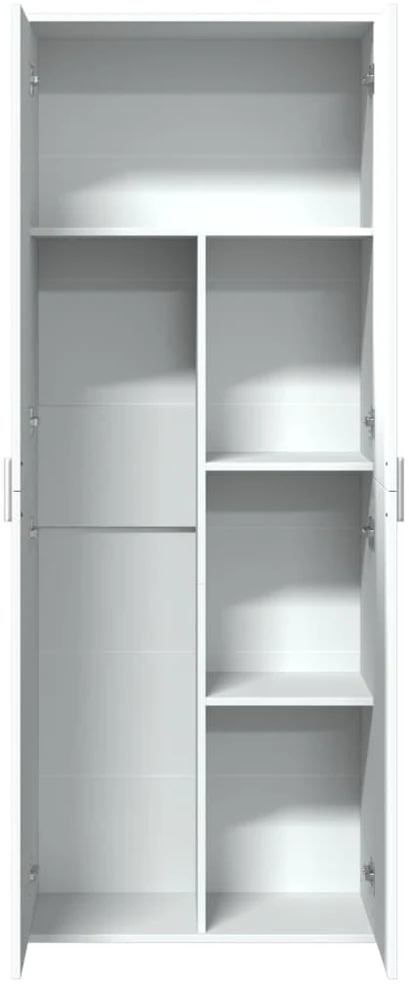 Komoda, baltos spalvos, 70x35x180cm, apdirbta mediena