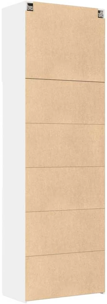 Komoda, baltos spalvos, 80x42,5x249cm, apdirbta mediena