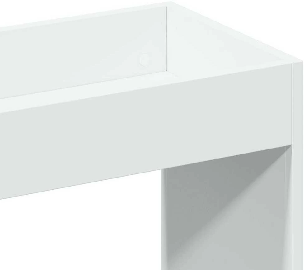 Komoda, baltos spalvos, 92x33x140cm, apdirbta mediena