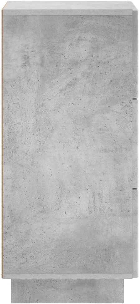 Komoda Betono pilka 33,5 x 34,5 x 75 cm Apdirbta mediena