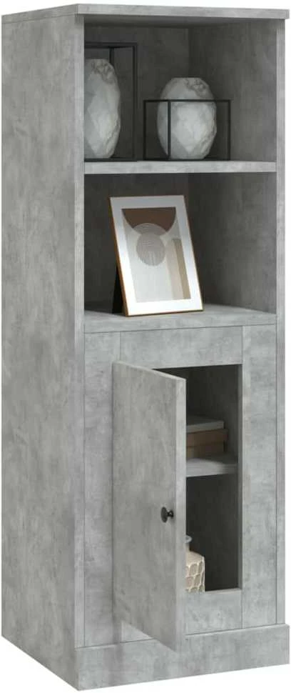Komoda, betono pilka, 36x35,5x103,5cm, apdirbta mediena