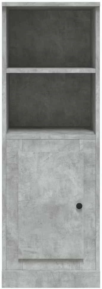Komoda, betono pilka, 36x35,5x103,5cm, apdirbta mediena