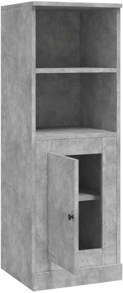 Komoda, betono pilka, 36x35,5x103,5cm, apdirbta mediena