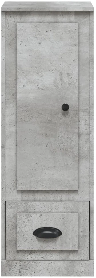 Komoda, betono pilka, 36x35,5x103,5cm, apdirbta mediena