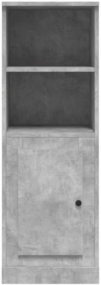 Komoda, betono pilka, 36x35,5x103,5cm, apdirbta mediena