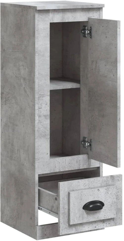 Komoda, betono pilka, 36x35,5x103,5cm, apdirbta mediena