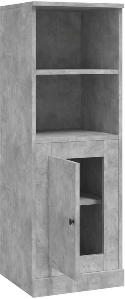 Komoda, betono pilka, 36x35,5x103,5cm, apdirbta mediena