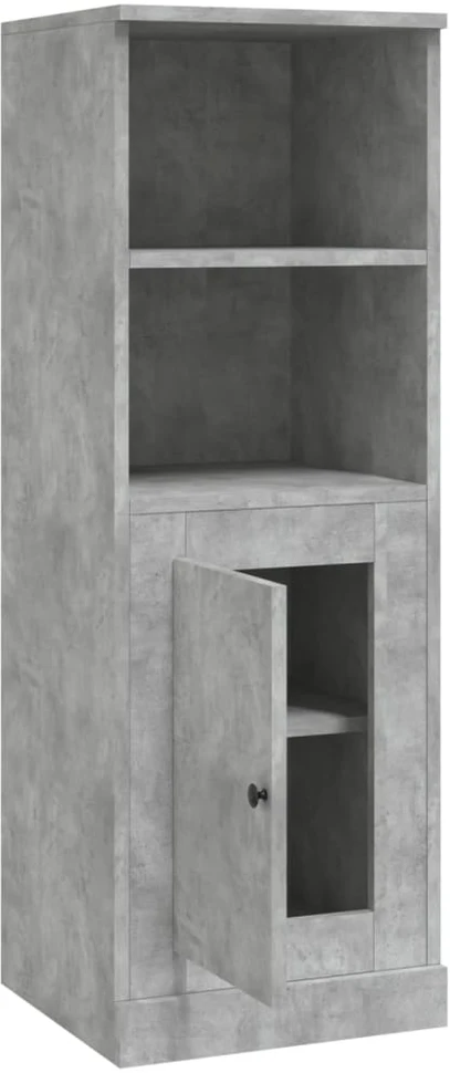 Komoda, betono pilka, 36x35,5x103,5cm, apdirbta mediena