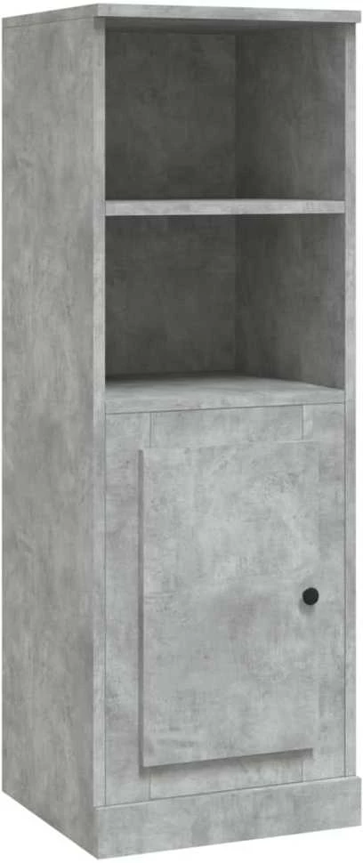 Komoda, betono pilka, 36x35,5x103,5cm, apdirbta mediena