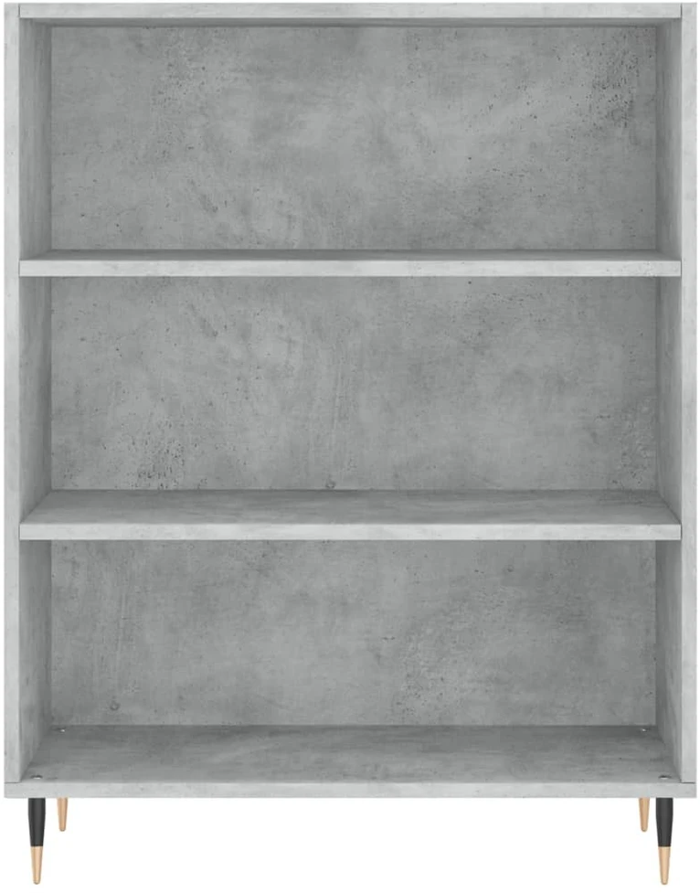 Komoda, betono pilka, 69,5x32,5x180cm, apdirbta mediena