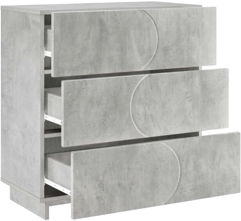 Komoda Betono pilka 70 x 38 x 75 cm Apdirbta mediena