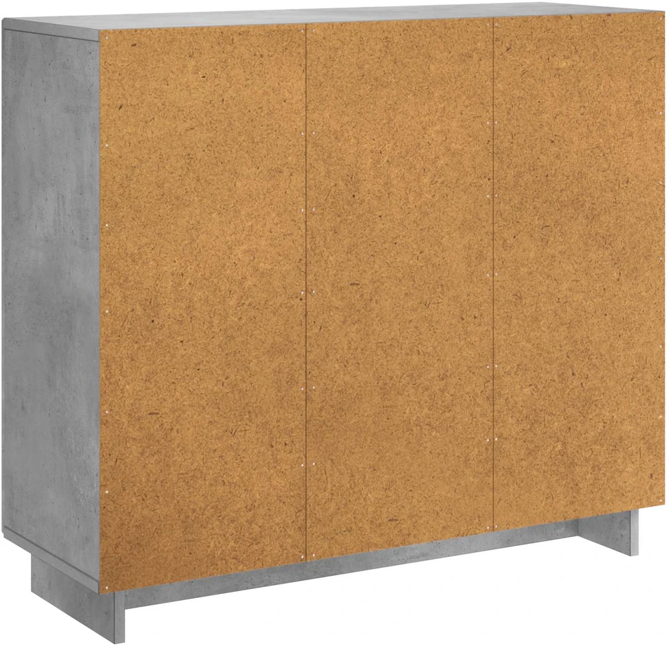 Komoda Betono pilka 85,5 x 31 x 75 cm Apdirbta mediena