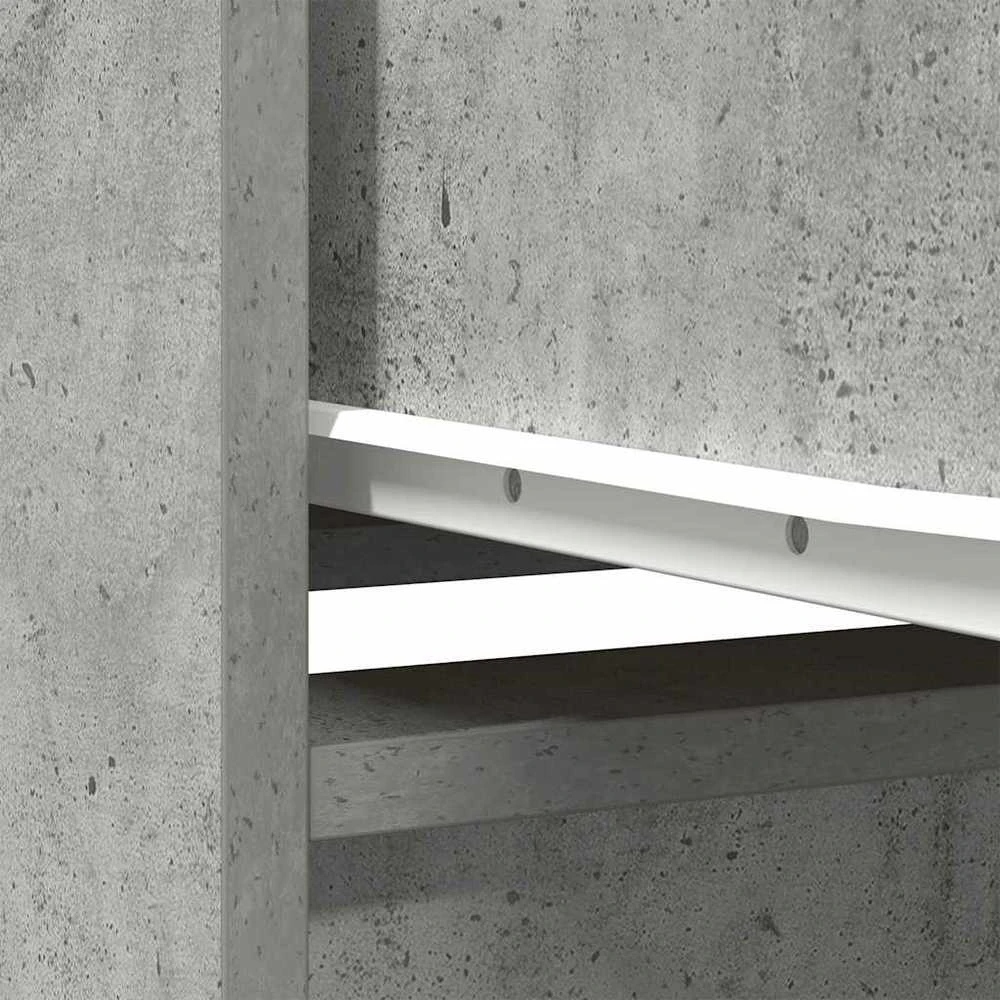 Komoda, betono pilkos spalvos 29,5x34x119,5 cm apdirbta mediena