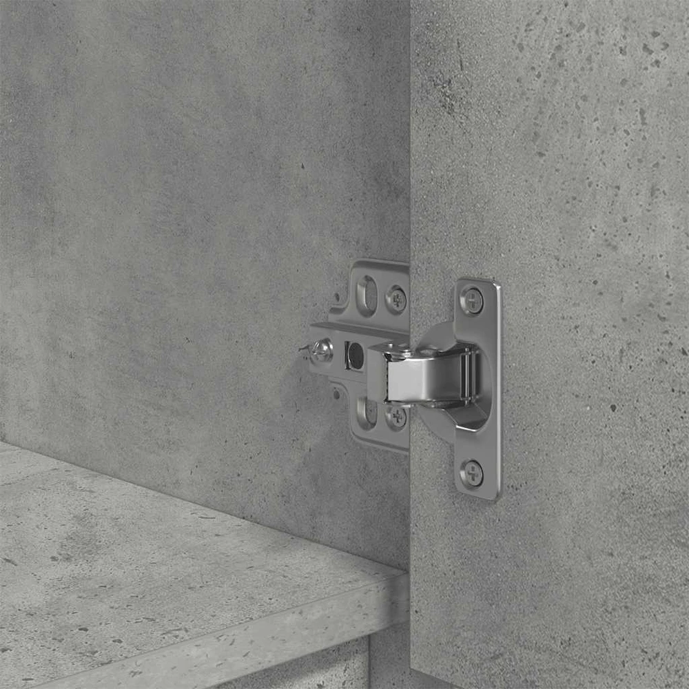 Komoda, betono pilkos spalvos 29,5x34x119,5 cm apdirbta mediena