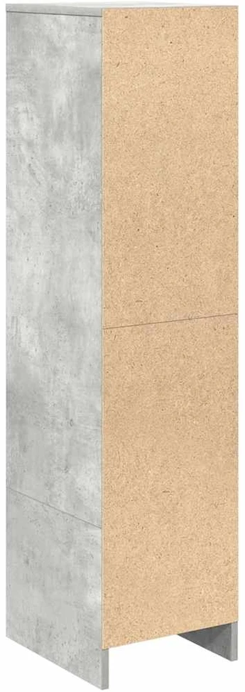 Komoda, betono pilkos spalvos 29,5x34x119,5 cm apdirbta mediena