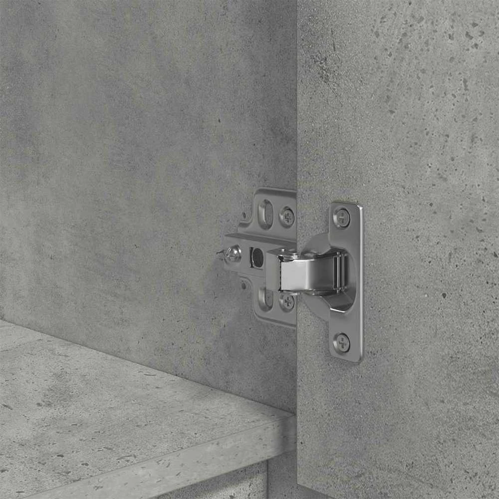 Komoda, betono pilkos spalvos 29,5x34x119,5 cm apdirbta mediena