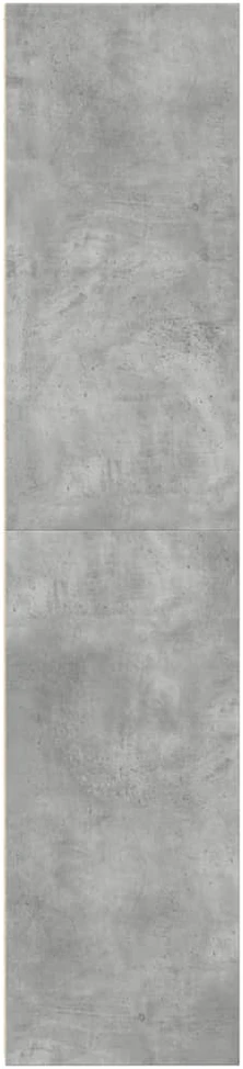 Komoda, betono pilkos spalvos, 30x41x185cm, apdirbta mediena