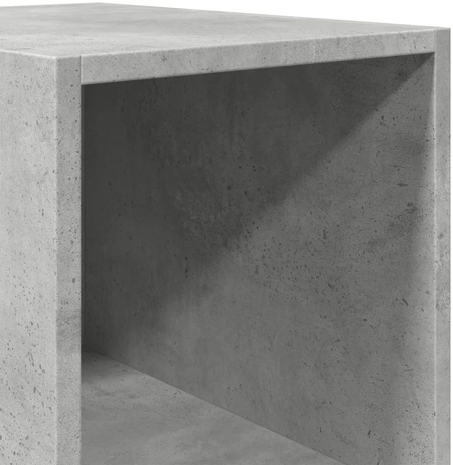 Komoda, betono pilkos spalvos, 30x41x185cm, apdirbta mediena