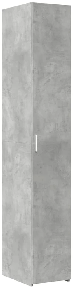 Komoda, betono pilkos spalvos, 30x42,5x185cm, apdirbta mediena