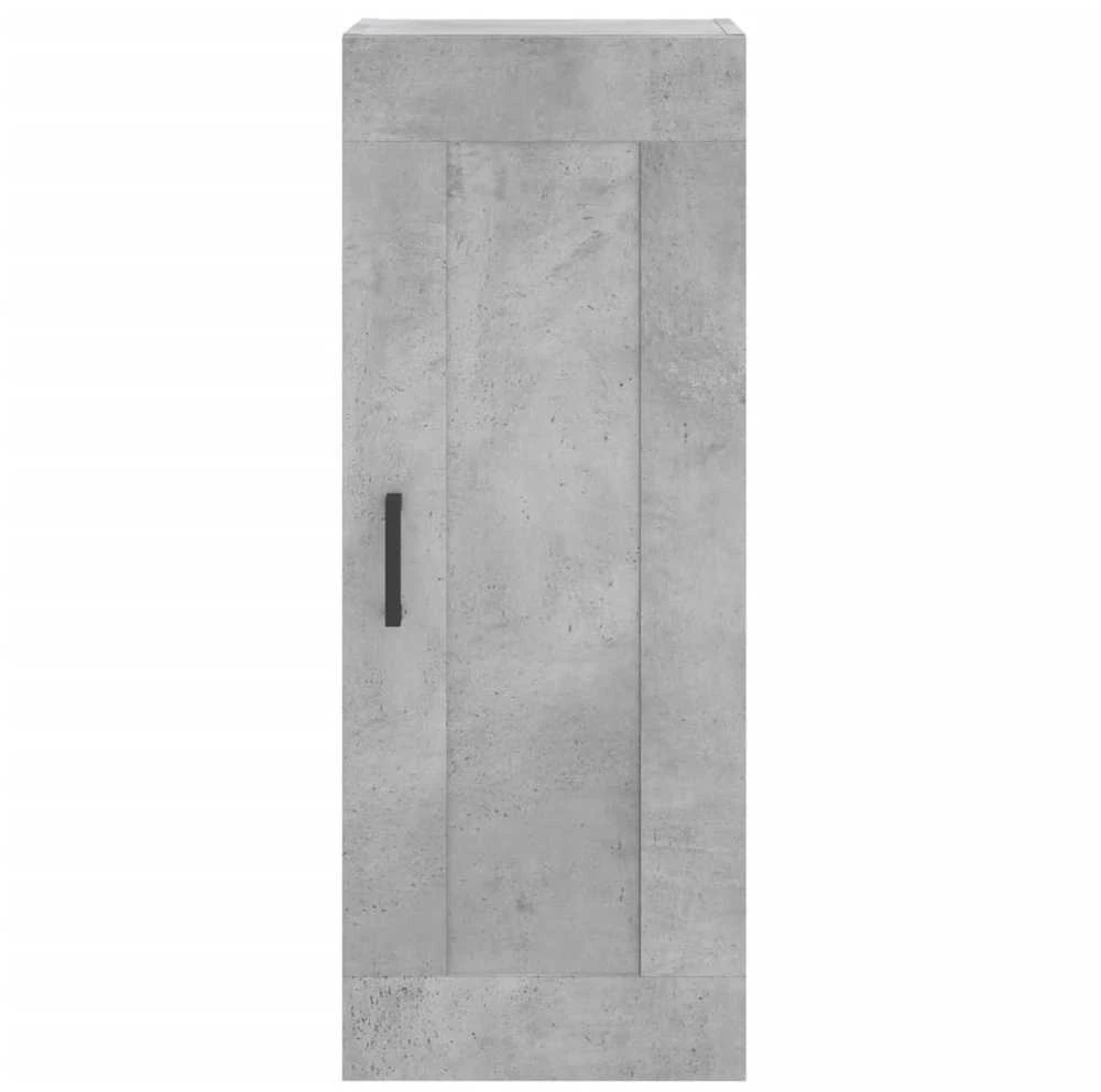 Komoda, betono pilkos spalvos, 34,5x34x180cm, apdirbta mediena
