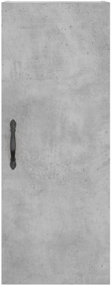 Komoda, betono pilkos spalvos, 34,5x34x180cm, apdirbta mediena