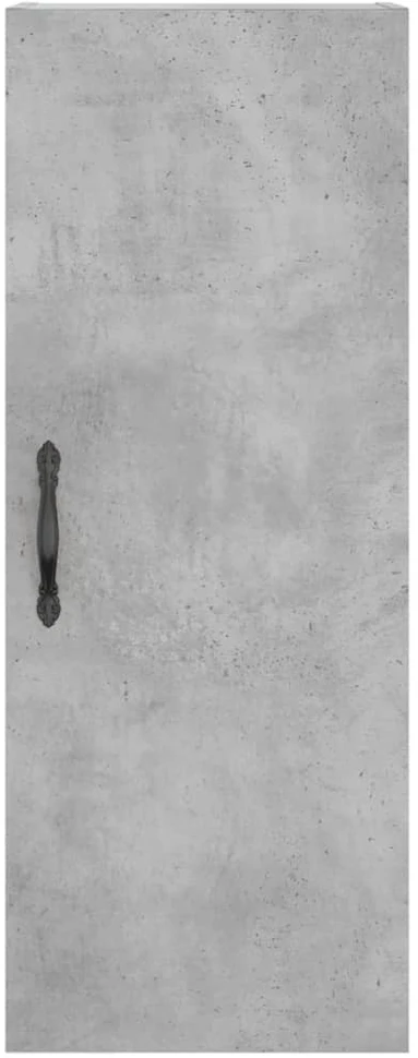 Komoda, betono pilkos spalvos, 34,5x34x180cm, apdirbta mediena