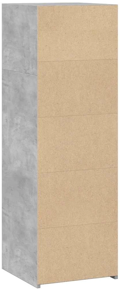 Komoda, betono pilkos spalvos, 40x41x124cm, apdirbta mediena